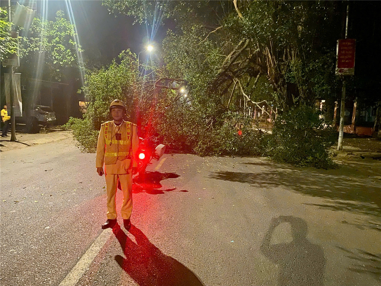 Hiện trường vụ việc.