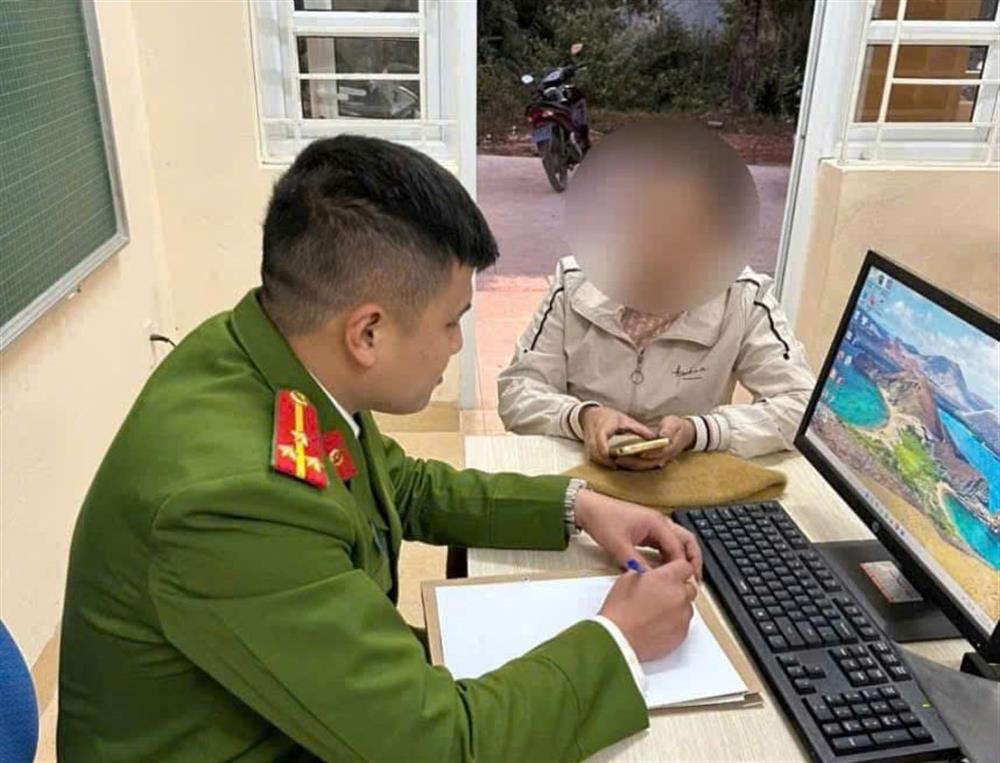 Chị B đến Công an xã Minh Khai, huyện Thạch An nhờ hỗ trợ.