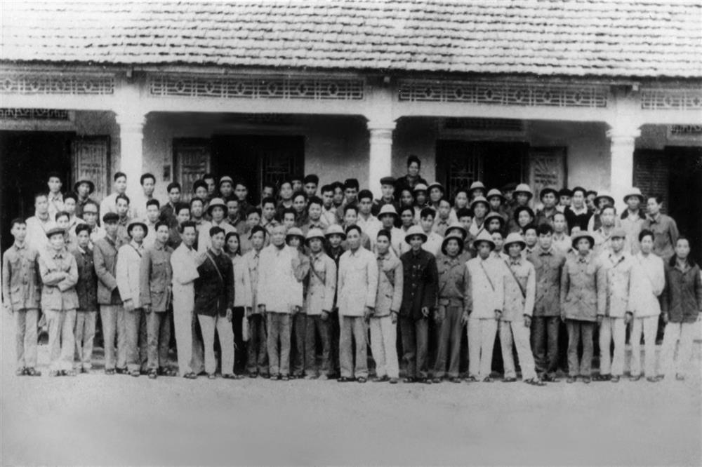 Cán bộ, chiến sĩ Công an Thanh Hóa xung phong lên đường chi viện cho chiến trường miền Nam (đợt 2/1972).