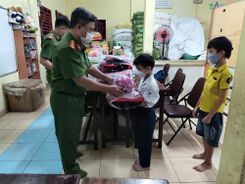 Trưởng Công an phường nhiệt tình tham gia công tác an sinh xã hội, góp phần lan tỏa giá trị sống tốt đẹp