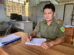 Người Công an viên tận tụy với công tác đảm bảo an ninh, trật tự tại cơ sở