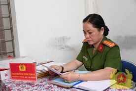Trung tá Nguyễn Bá Phương Thanh Hà, Trưởng Công an thị trấn năng động, gương mẫu
