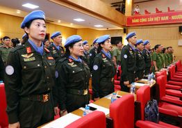 Nữ Trung tá Công an đi gìn giữ hòa bình quốc tế