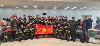 Những hình ảnh đẹp của Đoàn công tác cứu nạn, cứu hộ tại Thổ Nhĩ Kỳ