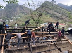 Hà Giang: Hỗ trợ nhân dân khắc phục hậu quả thiên tai tại huyện Yên Minh