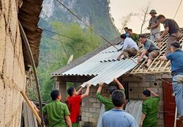 Hỗ trợ nhân dân khắc phục hậu quả do thiên tai gây ra tại Cao Bằng