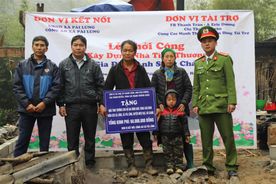 Trưởng Công an xã nhiệt huyết với hoạt động thiện nguyện