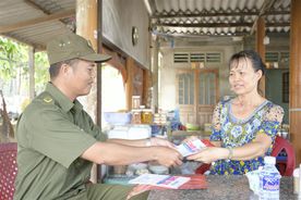 Công an viên gương mẫu, tích cực với công tác đảm bảo an ninh, trật tự ở cơ sở