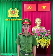 Chiến sĩ nghĩa vụ nỗ lực, quyết tâm hiện thực ước mơ trở thành sĩ quan Công an nhân dân