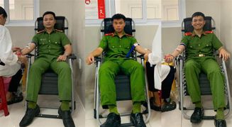 Người dân viết thư cảm ơn cán bộ, chiến sỹ Công an Quảng Bình đã kịp thời hiến máu cứu người