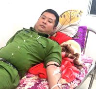 Bắc Giang: Phó trưởng Công an thị trấn Tây Yên Tử kịp thời hiến máu cứu người