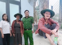 Quảng Ngãi: Công an xã giúp người phụ nữ đi lạc tìm được người thân