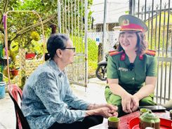 Nữ cán bộ Công an xã tận tụy vì sự bình yên của quê hương
