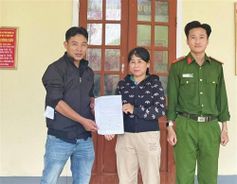 Nghệ An: Phối hợp xác minh, trao trả gần 900 triệu đồng cho người chuyển nhầm vào tài khoản ngân hàng