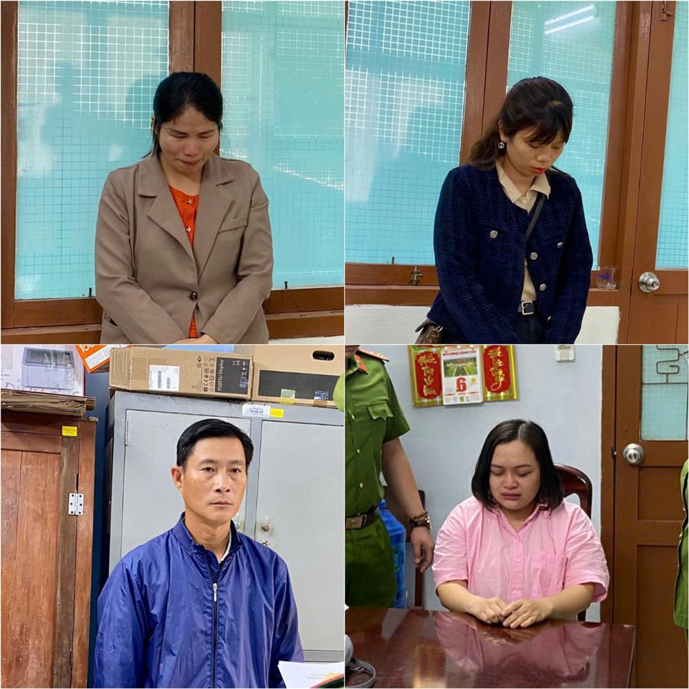 04 đối tượng bị khởi tố.