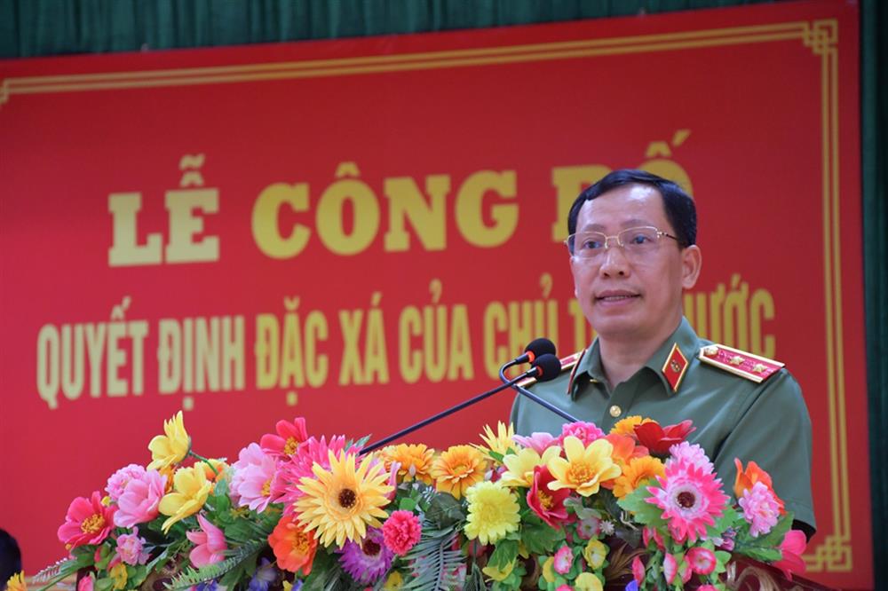 Thứ trưởng Lê Văn Tuyến phát biểu tại buổi lễ.