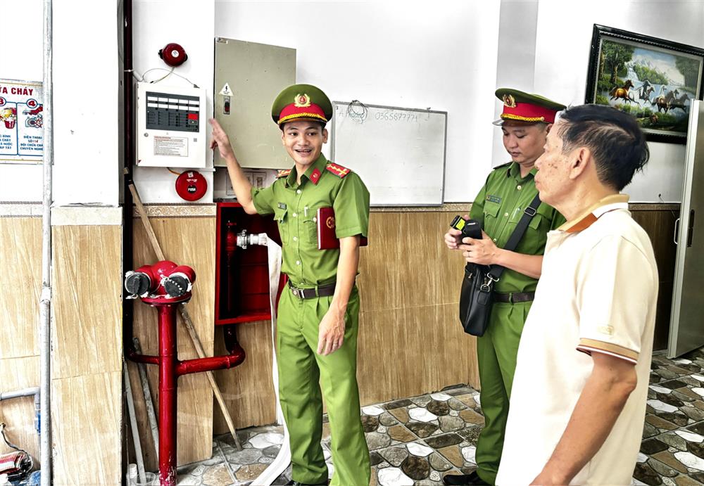 Kiểm tra việc khắc phục các điều kiện đảm bảo an toàn PCCC tại Căn hộ cho thuê Phương Trang.