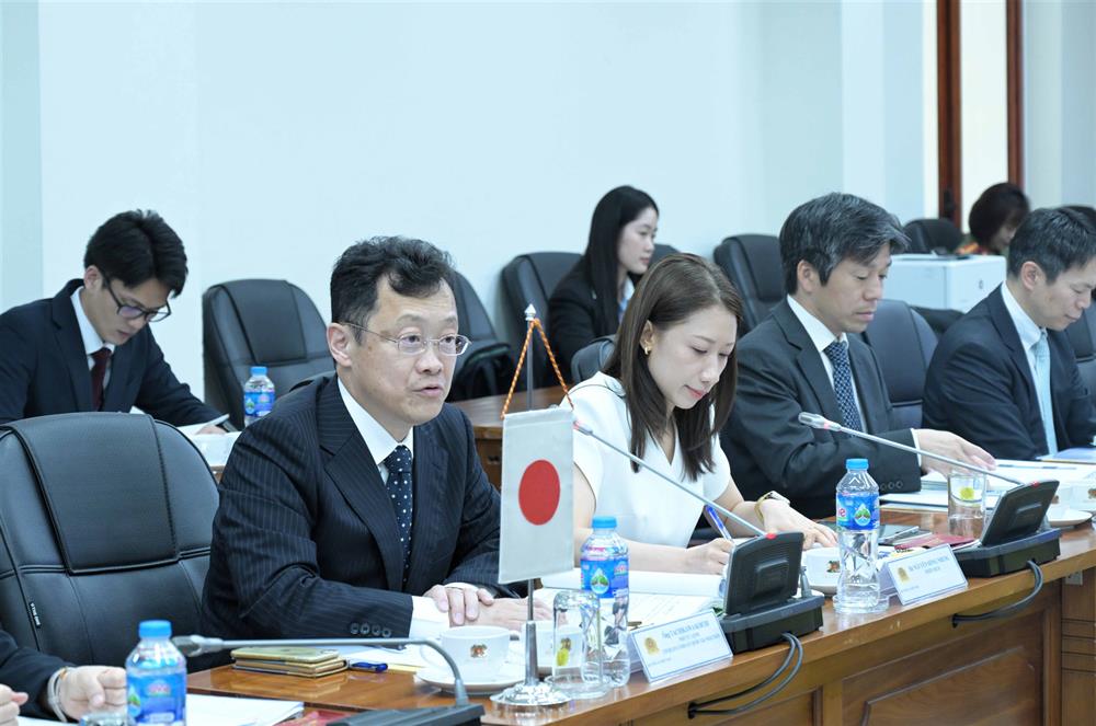 Phó Tư lệnh Cơ quan Cảnh sát quốc gia Nhật Bản Tachikawa Koichi phát biểu tại phiên Đối thoại.