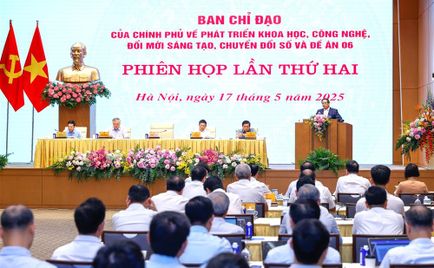 Phiên họp Ban Chỉ đạo của Chính phủ về phát triển khoa học, công nghệ, đổi mới sáng tạo, chuyển đổi số và Đề án 06