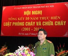 Hội nghị Tổng kết 10 năm thực hiện Luật Phòng cháy chữa cháy (2001-2011)