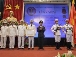 Cục Cảnh sát đường thủy đón nhận Huân chương bảo vệ Tổ quốc hạng Nhất