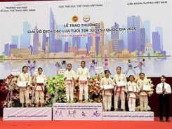 Đoàn Thể thao Công an nhân dân đạt thành tích cao tại Giải Vô địch các lứa tuổi trẻ Jujitsu Quốc gia năm 2025