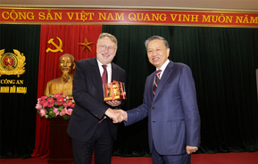 Bộ trưởng Tô Lâm tiếp Chủ tịch Ủy ban Thương mại quốc tế của Nghị viện châu Âu