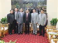 Lãnh đạo Bộ Công an tiếp khách