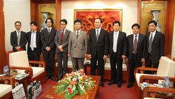 Bộ trưởng Trần Đại Quang tiếp đoàn đại biểu Báo Mainichi của Nhật Bản