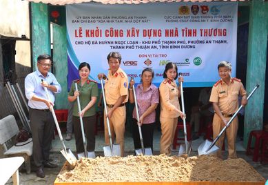 Bình Dương: Khởi công xây nhà tình thương cho người dân có hoàn cảnh khó khăn tại phường An Thạnh