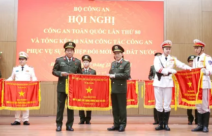Hội nghị công an toàn quốc lần thứ 80 và tổng kết 40 năm công tác công an phục vụ sự nghiệp đổi mới đất nước