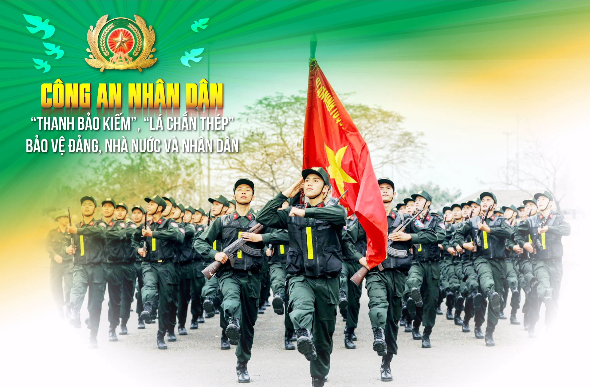Lực lượng công an vững bước cùng đất nước tiến vào kỷ nguyên phát triển mới